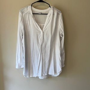White linen shirt